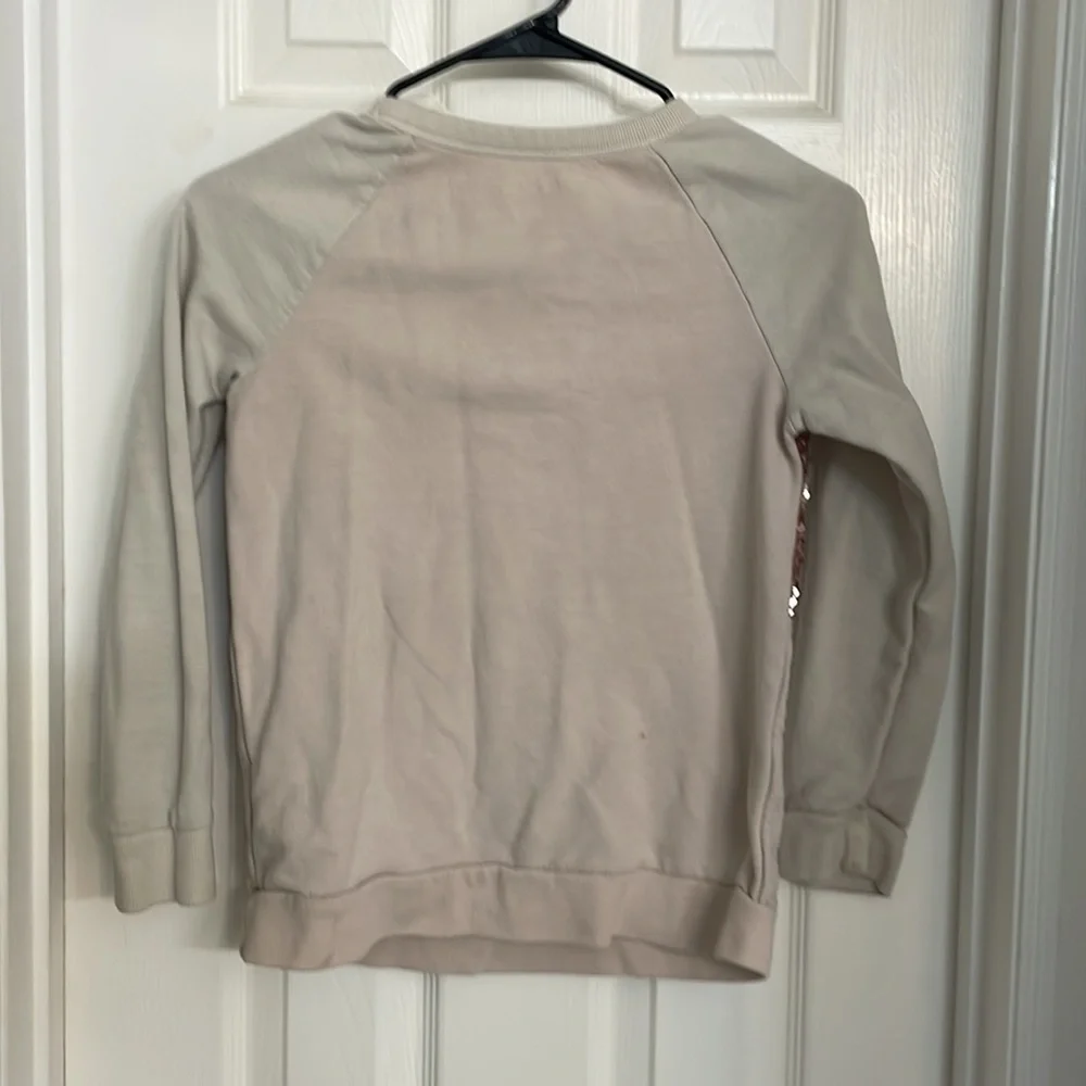 Cat & Jack Sequin Two Color Sweatshirt Sz L (10/12)